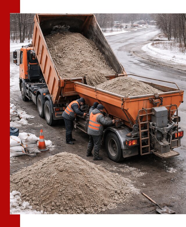 Поставка и вывоз пескосоля в Владивостоке оптом и в розницу