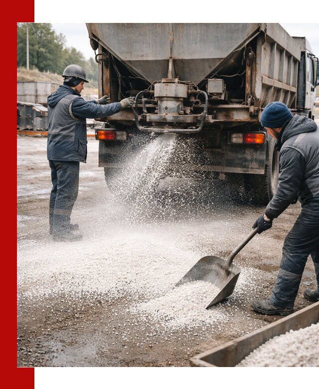 Доставка и продажа хлористого кальция в Владивостоке