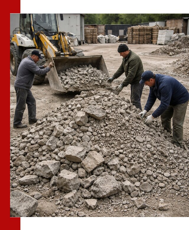 Демонтаж и вывоз бой бетона в Владивостоке