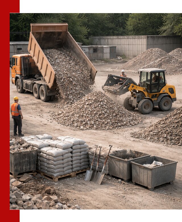 Вторичные материалы для отсыпки в Владивостоке — поставка и доставка