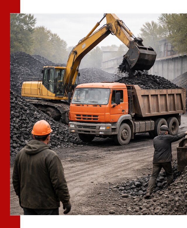 Доставка угля автотранспортом в Владивостоке быстро и выгодно