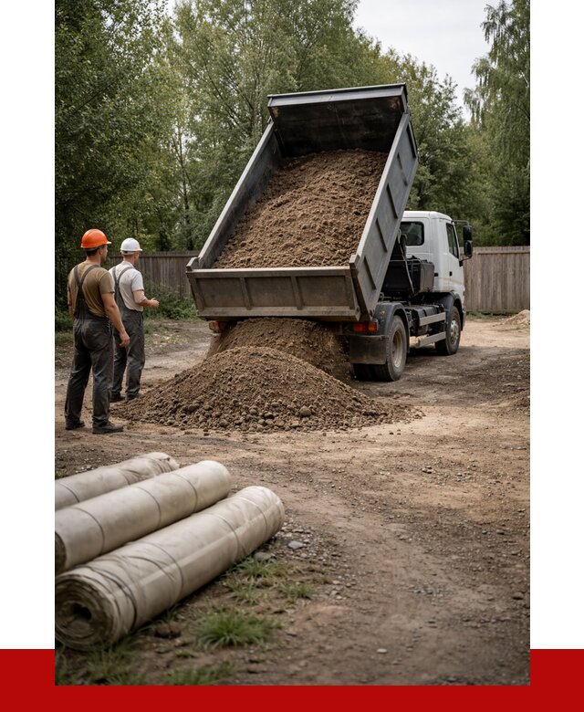 Доставка сыпучих материалов самосвалом в [cvi] от 4270 р. | ПРОНЕРУДВлд