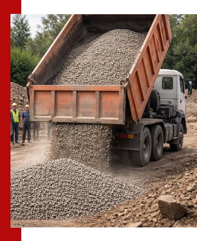 Доставка сыпучих материалов самосвалом в Владивостоке быстро и надежно