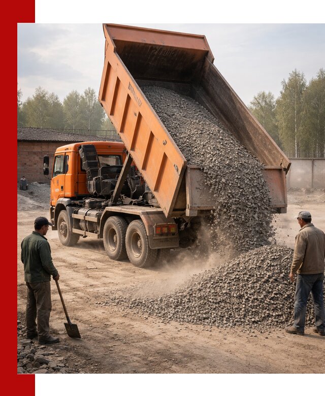 Доставка самосвалом 20 м3 в Владивостоке быстро и надежно