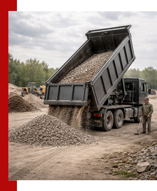 Доставка самосвалом 30 м3 по выгодным ценам в Владивостоке