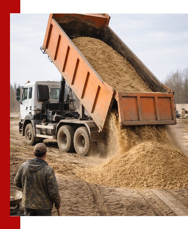 Аренда самосвала 20 тонн для перевозки грузов в Владивостоке