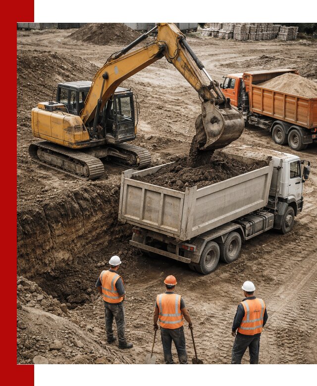 Разработка грунта для строительства и благоустройства в Владивостоке