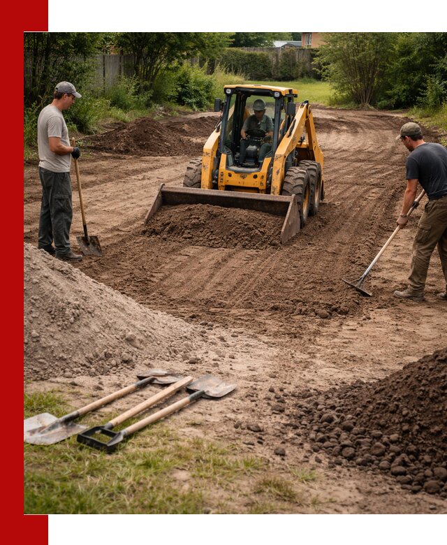 Планировка участка грунтом с вывозом и доставкой в Владивостоке