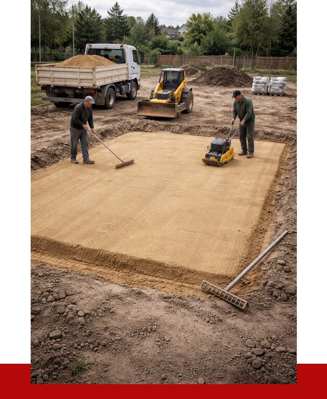 Устройство песчаной подушки в Владивостоке от 4575 р. ПРОНЕРУДВлд